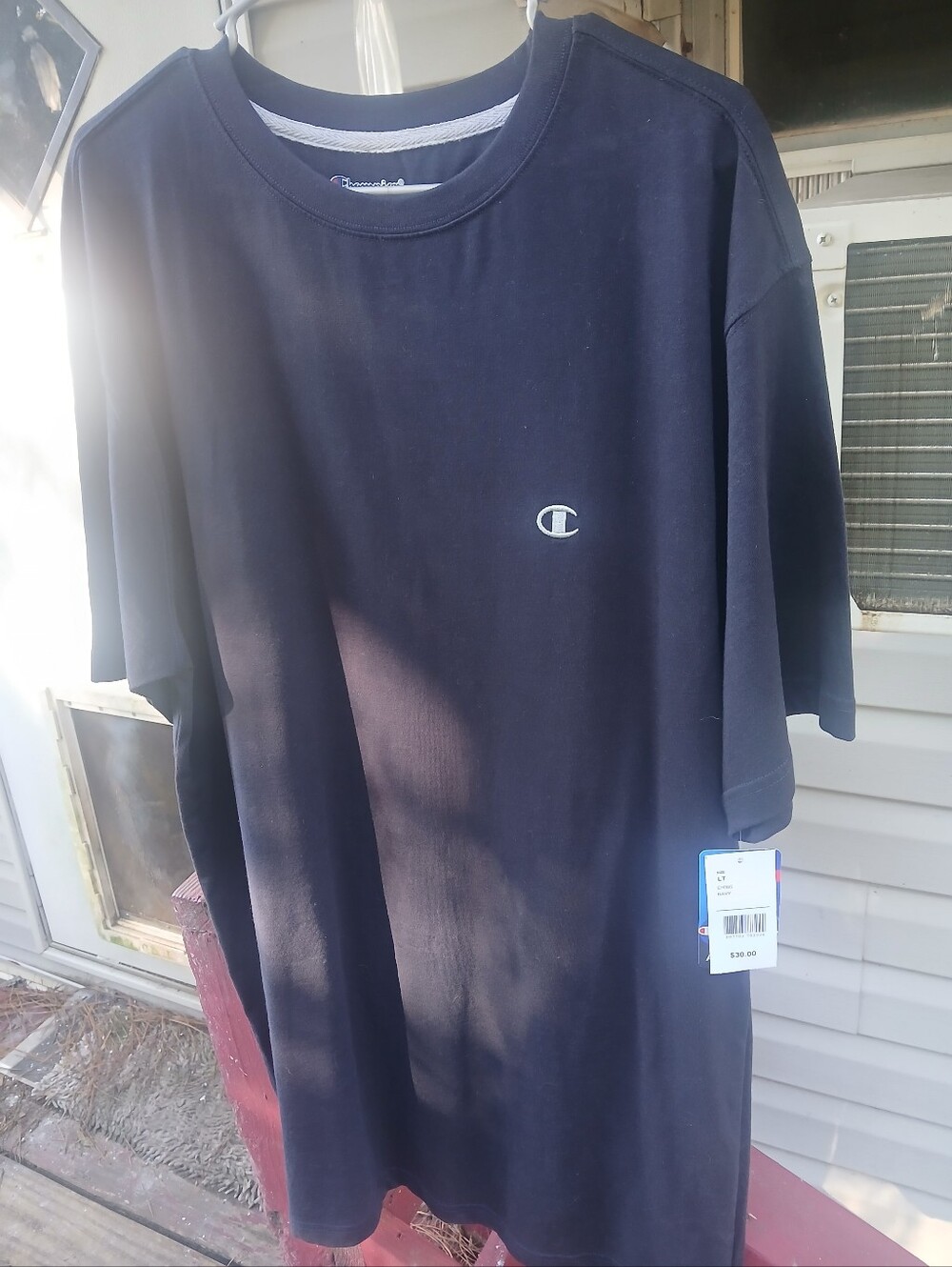 NWT Champion Mens Size LT (Large & Tall) Navy Short Sleeve Tee